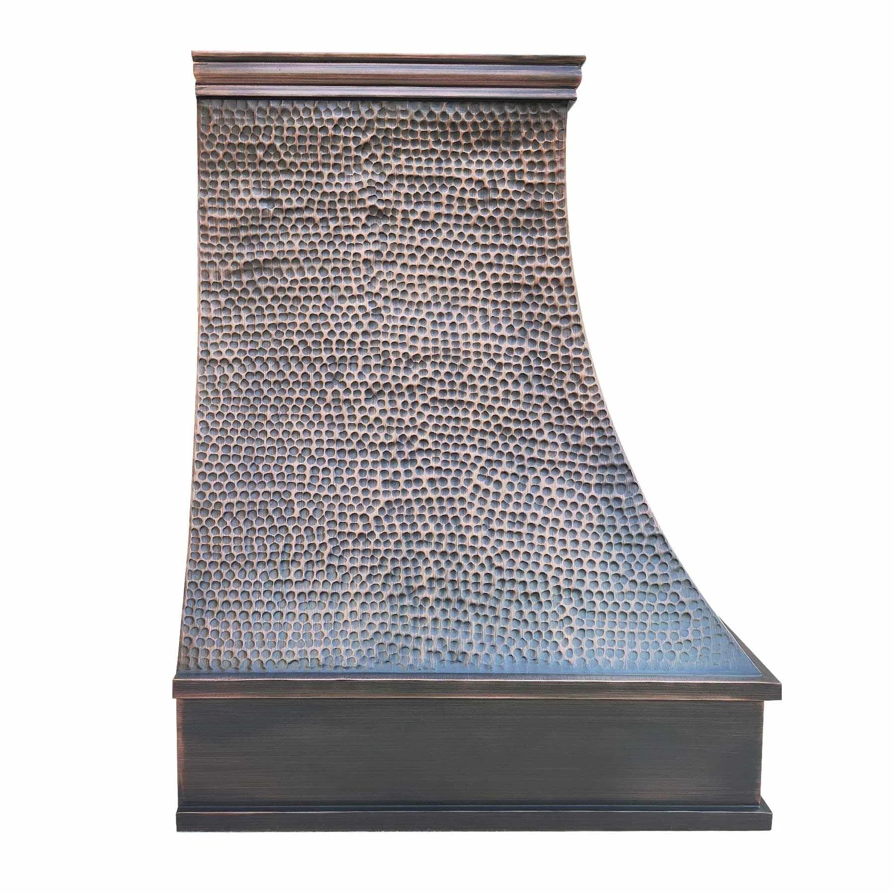 Fobest Copper Vent Hood with Hammer Design FCP-194-Copper Range Hood-Fobest