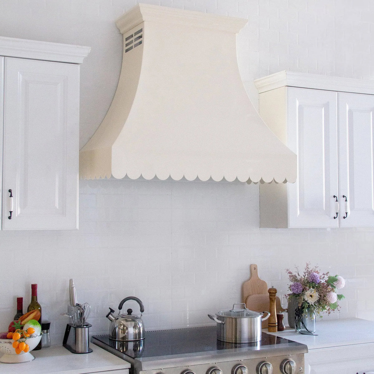 Fobest Cream White Stainless Steel Range Hood FSS-70-Stainless Steel Range Hood-Fobest