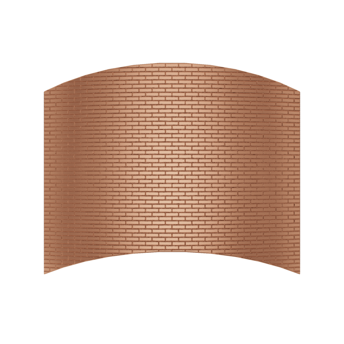 Fobest Curved Brick-Pattern Copper Range Hood-FCP-288-Copper Range Hood-Fobest