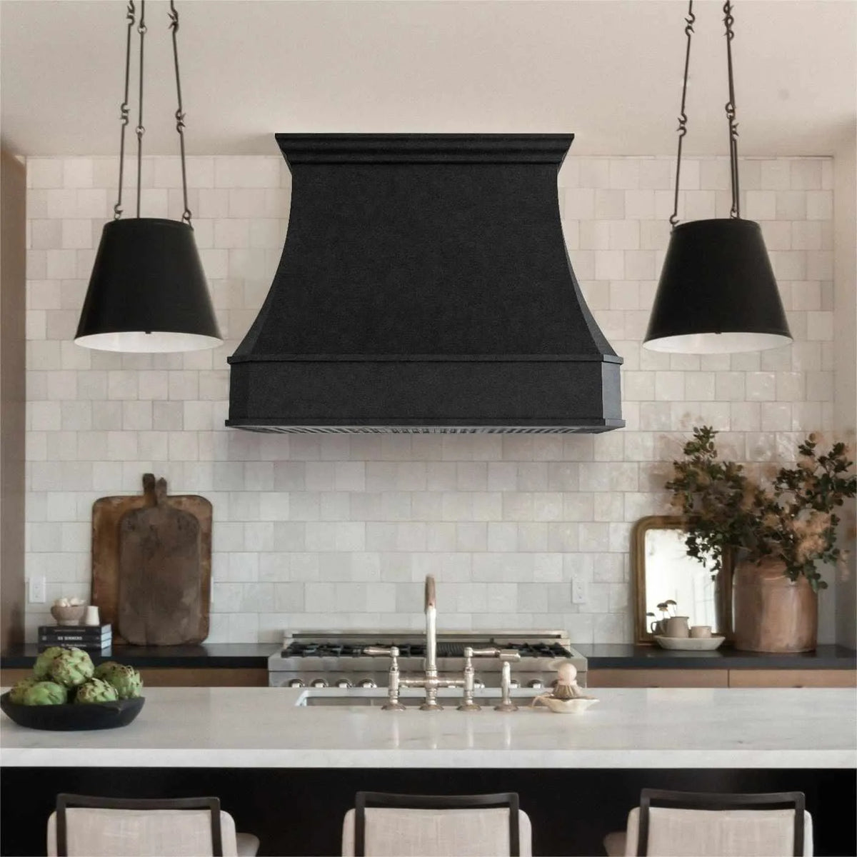 Fobest Curved Custom Stainless Steel Kitchen Hood FSS-72-Stainless Steel Range Hood-Fobest