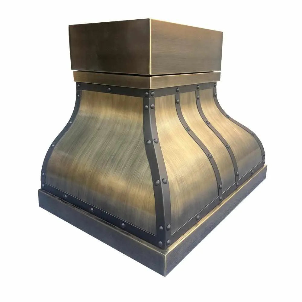 Fobest Custom Aged Brass Range Hood FSS-160-Stainless Steel Range Hood-Fobest