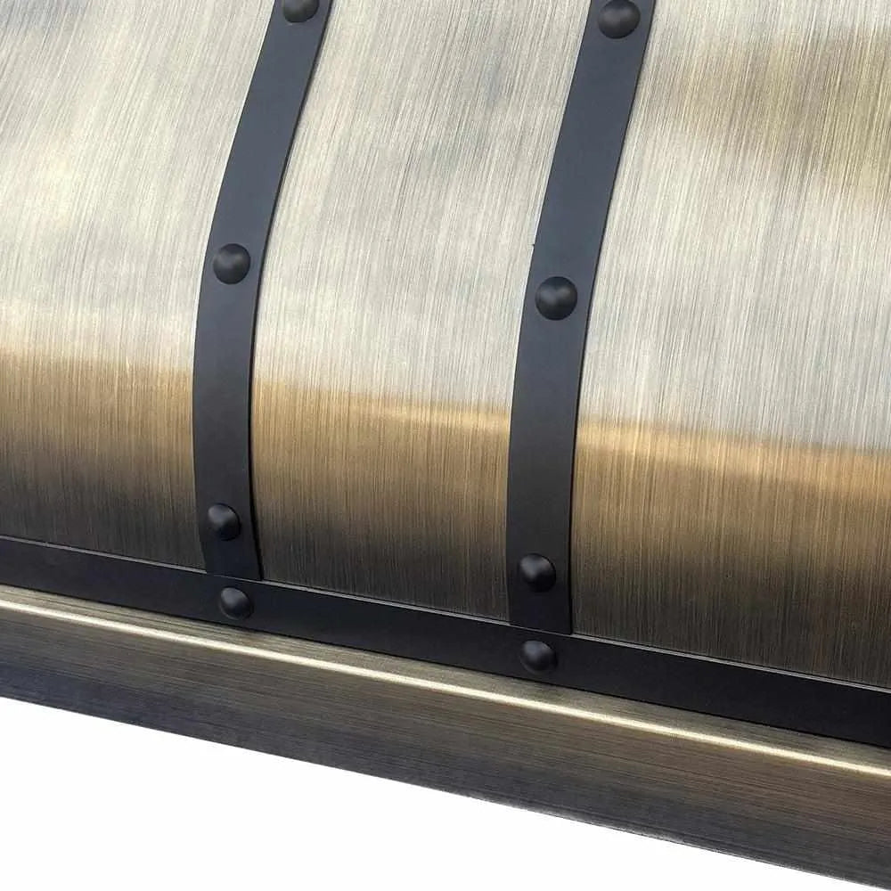 Fobest Custom Aged Brass Range Hood FSS-160-Stainless Steel Range Hood-Fobest