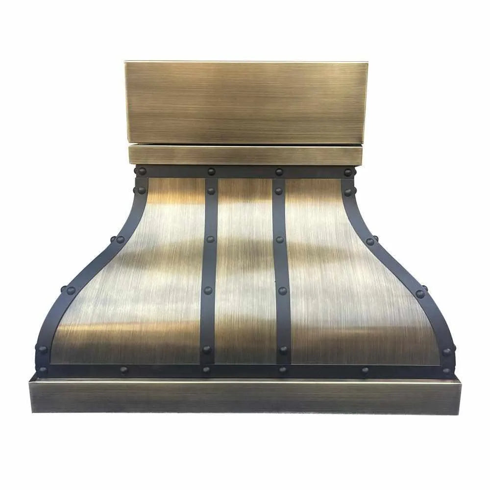 Fobest Custom Aged Brass Range Hood FSS-160-Stainless Steel Range Hood-Fobest