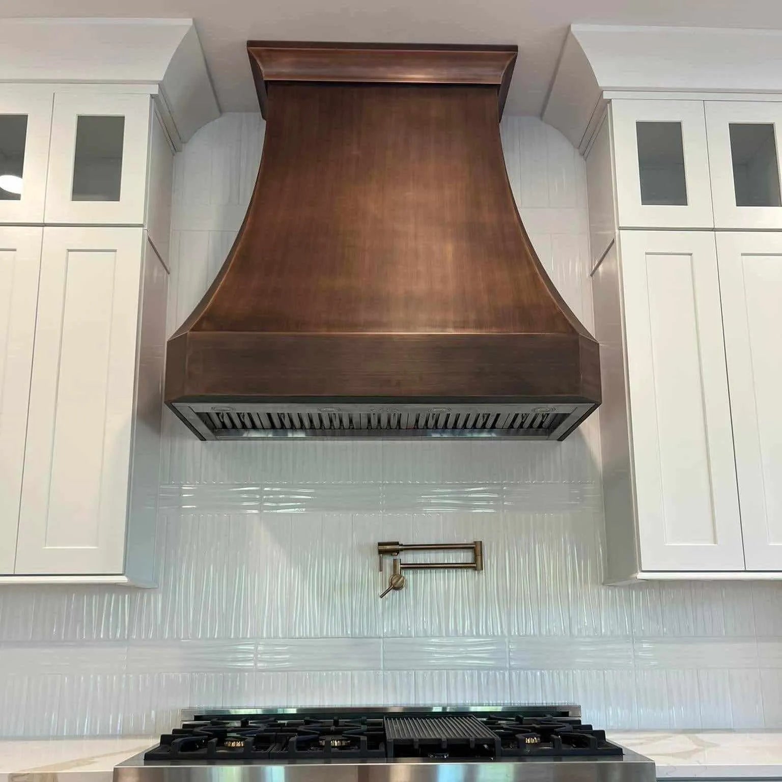 Fobest Custom Antique Copper Range Hood FCP-35-Copper Range Hood-Fobest