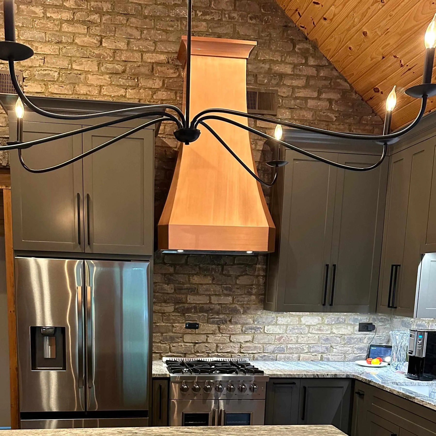 Fobest Custom Antique Copper Range Hood FCP-35-Copper Range Hood-Fobest