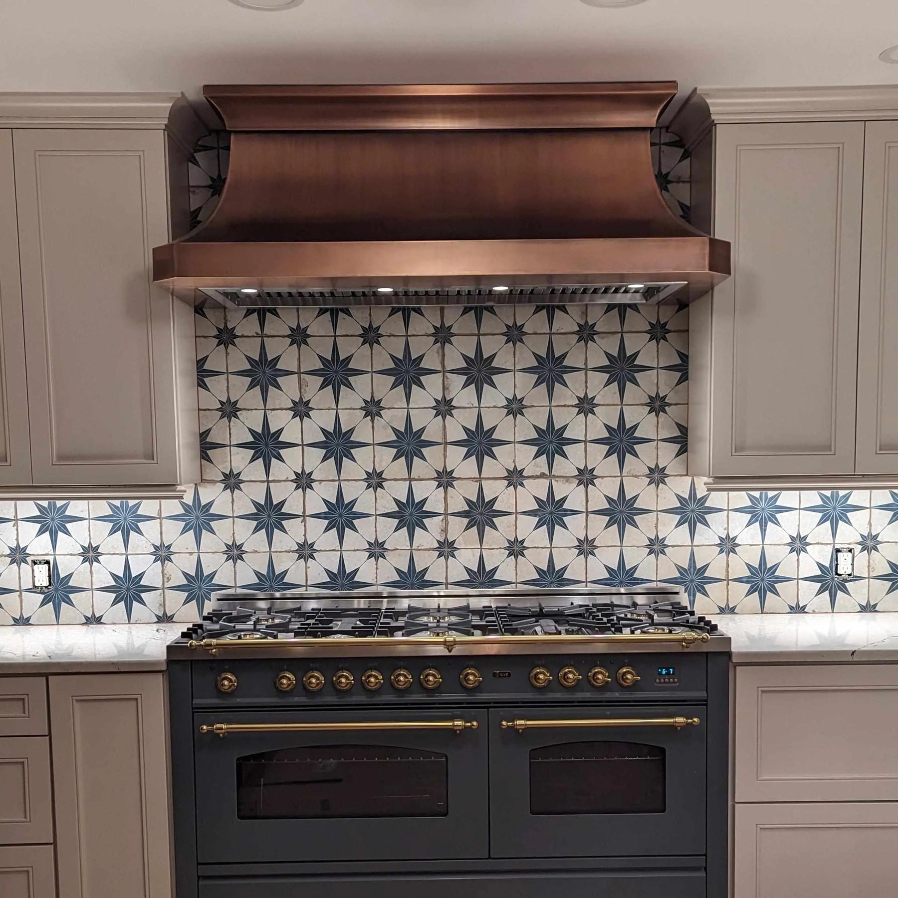 Fobest Custom Antique Copper Range Hood FCP-35-Copper Range Hood-Fobest