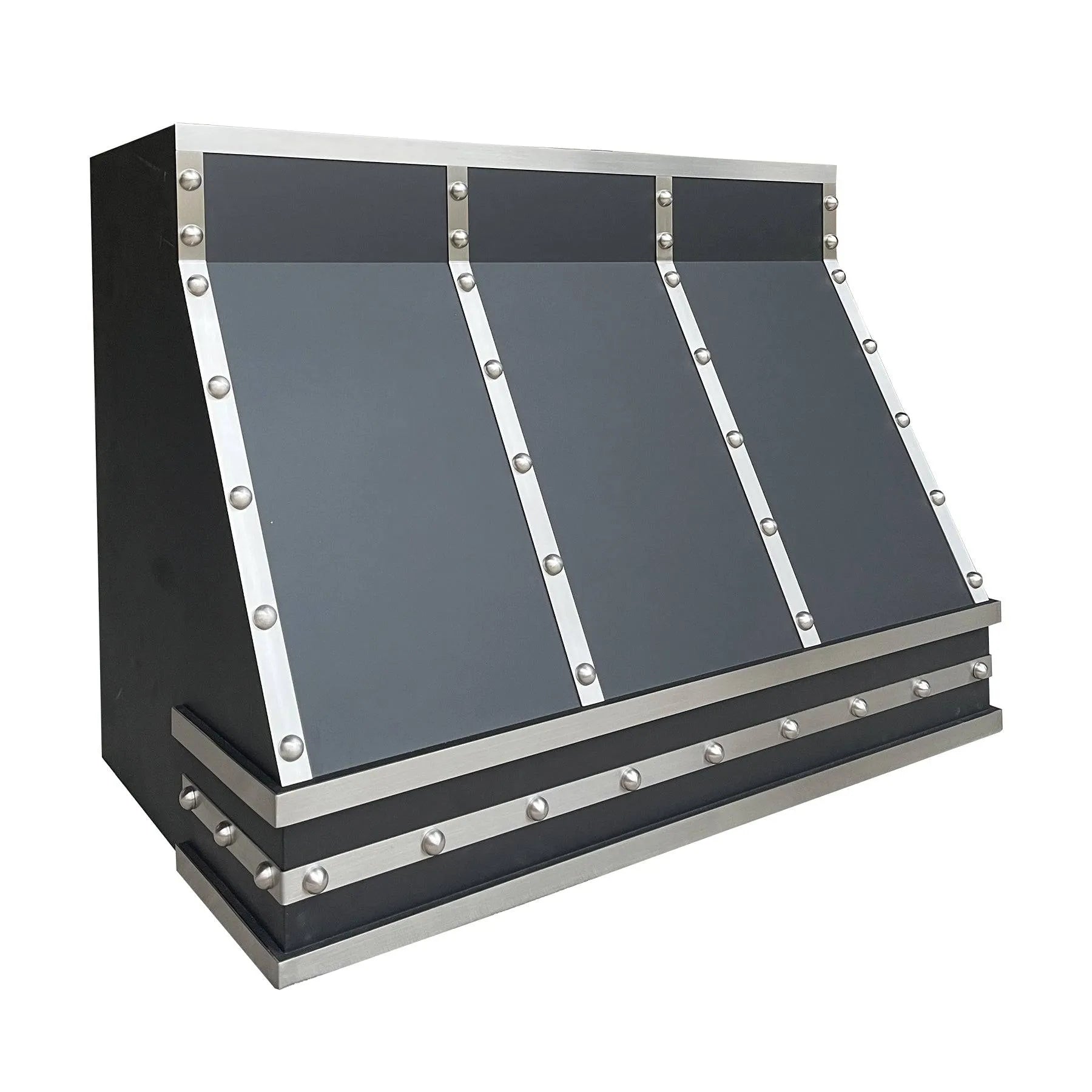 Fobest Custom Black Metal Range Hood FSS-76-Stainless Steel Range Hood-Fobest