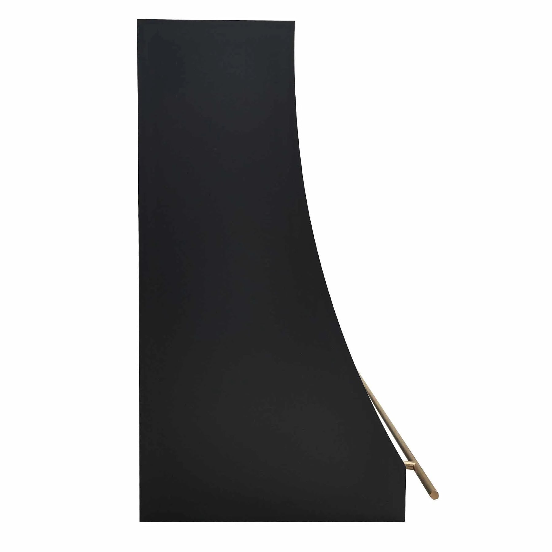 Fobest Custom Black Stove Hood with Brass Pot Rail FSS-227-Stainless Steel Range Hood-Fobest
