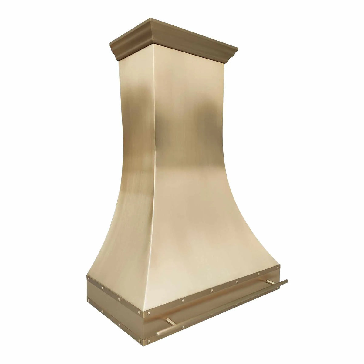 Fobest Custom Brass Range Hood with Class Curved Design FSS-286-Stainless Steel Range Hood-Fobest