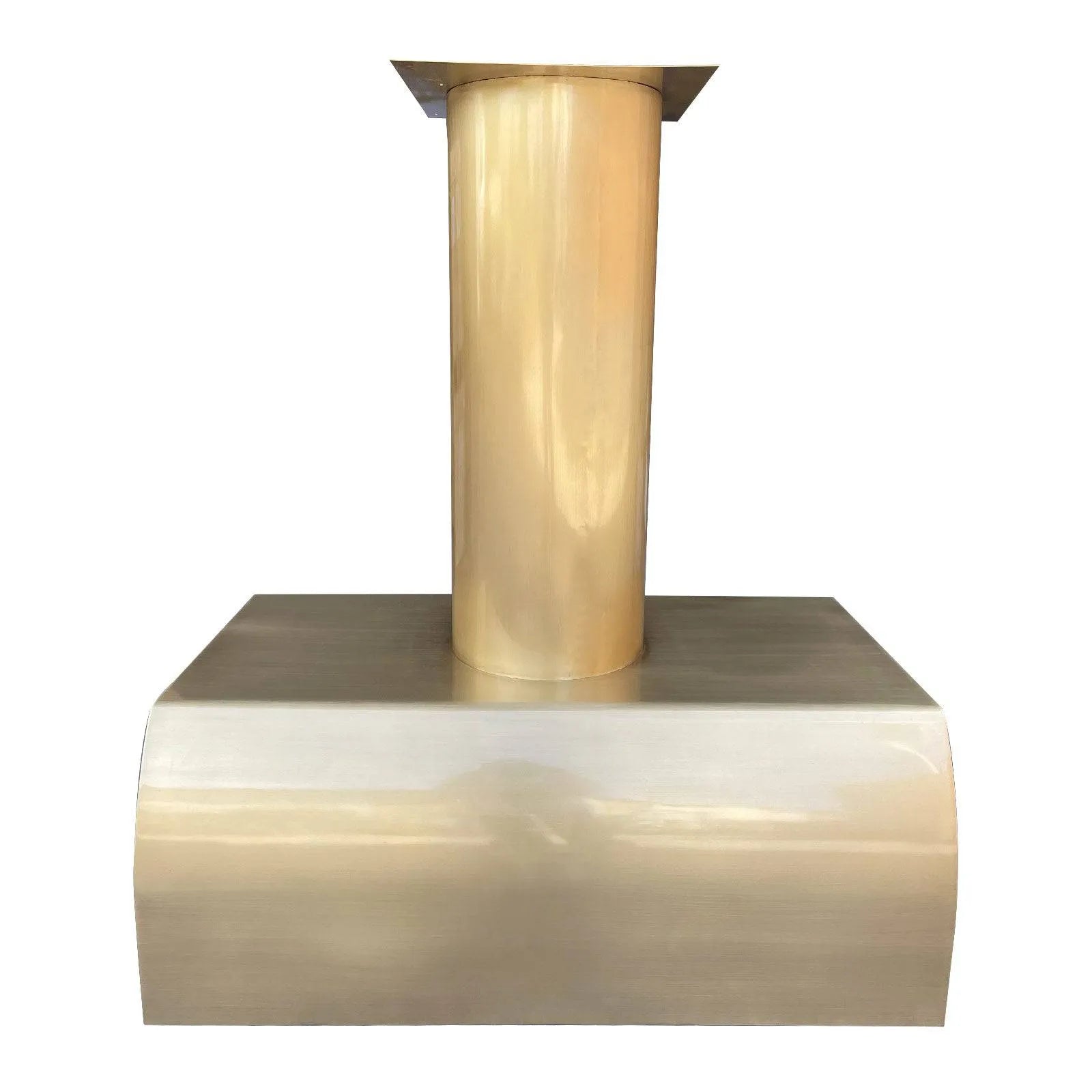 Fobest Custom Brushed Brass Range Hood FSS-136-Stainless Steel Range Hood-Fobest