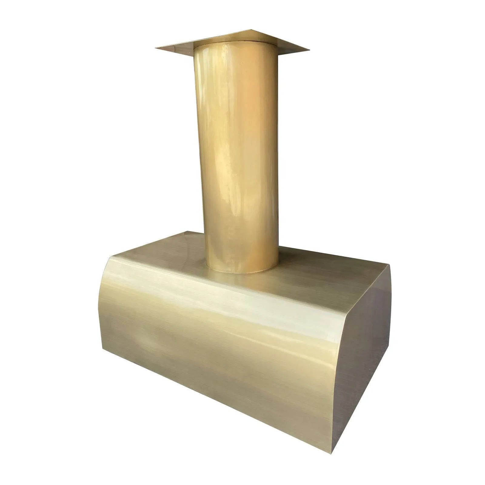 Fobest Custom Brushed Brass Range Hood FSS-136-Stainless Steel Range Hood-Fobest