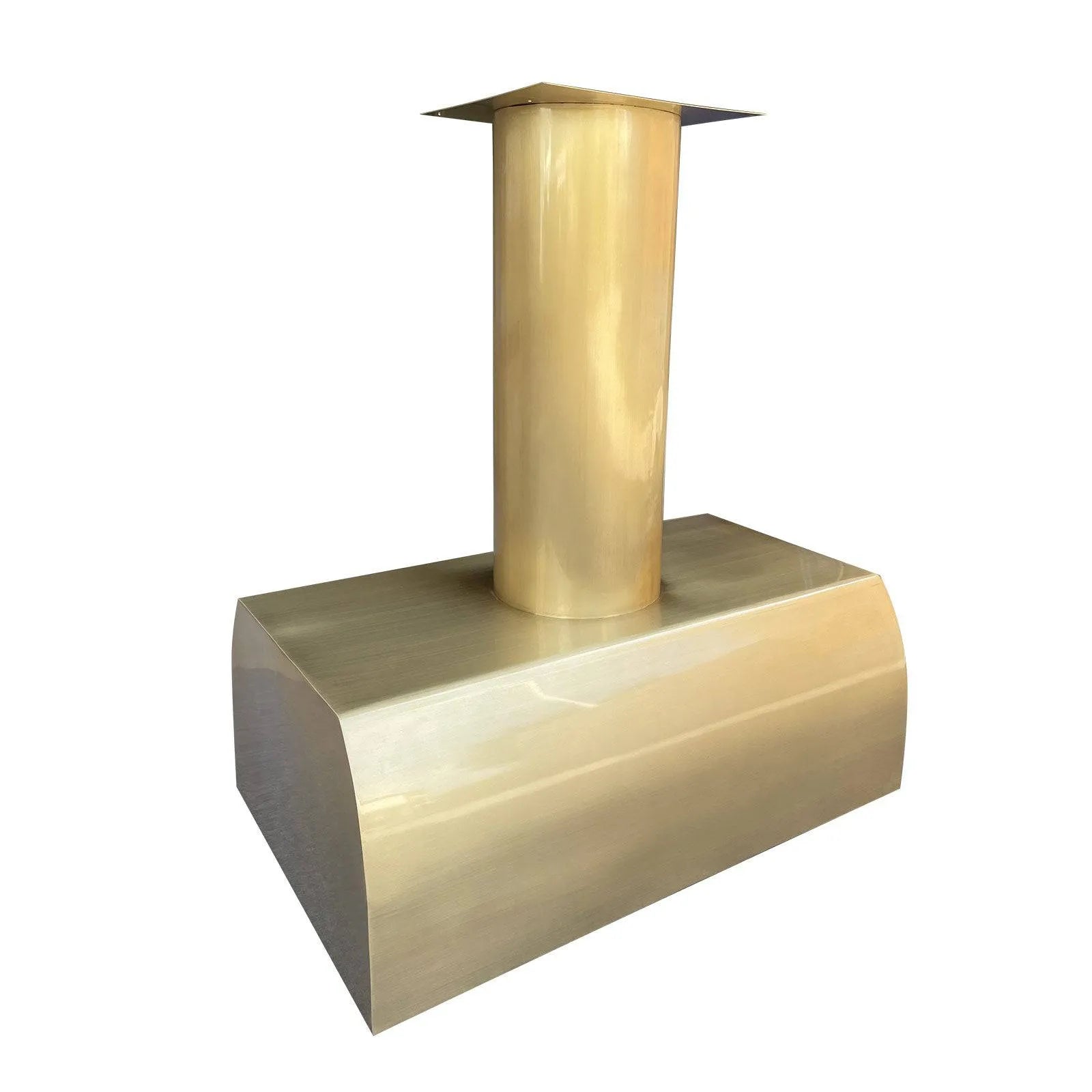 Fobest Custom Brushed Brass Range Hood FSS-136-Stainless Steel Range Hood-Fobest