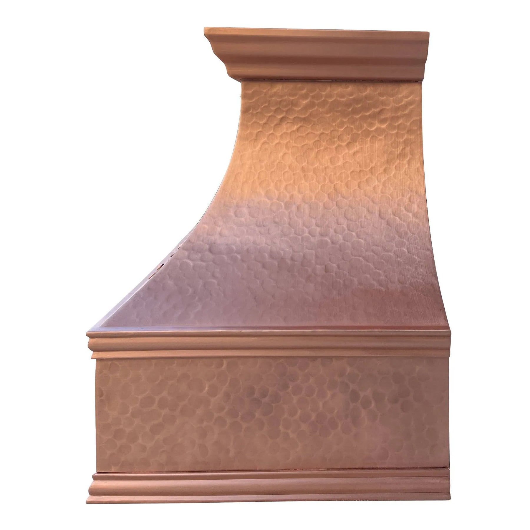 Fobest Custom Copper Kitchen Hood with Hammer Finish FCP-56-Copper Range Hood-Fobest