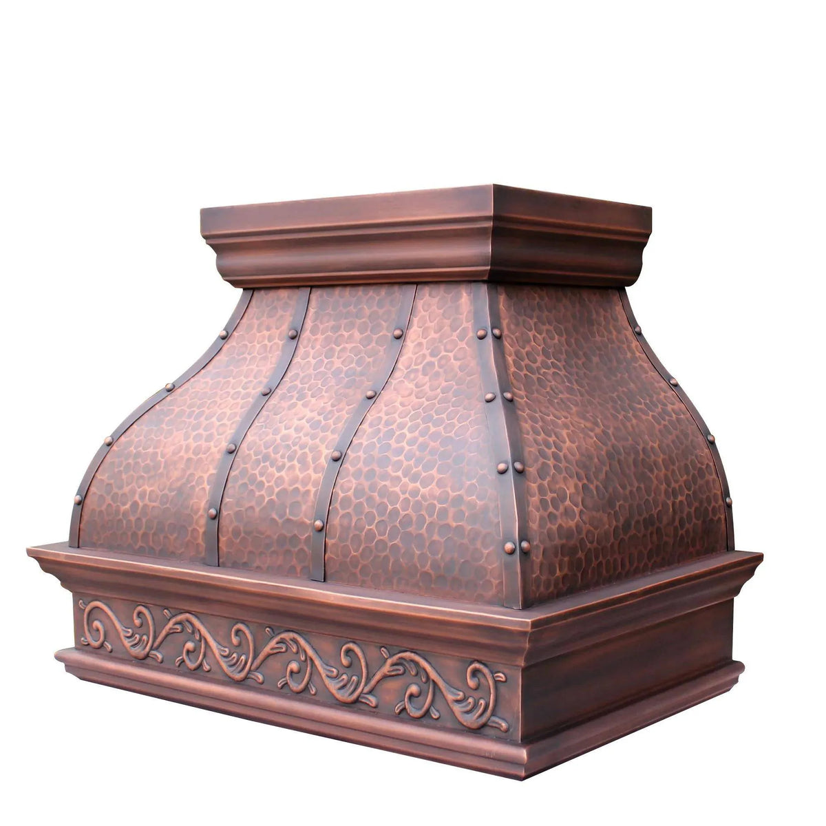 Fobest Custom Copper Range Hood Antique Handmade Finish FCP-47-Copper Range Hood-Fobest