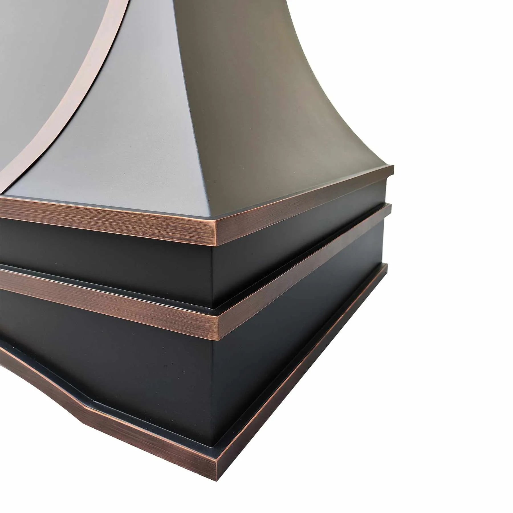 Fobest Custom Copper Range Hood with Arched Bottom FCP-201-Copper Range Hood-Fobest