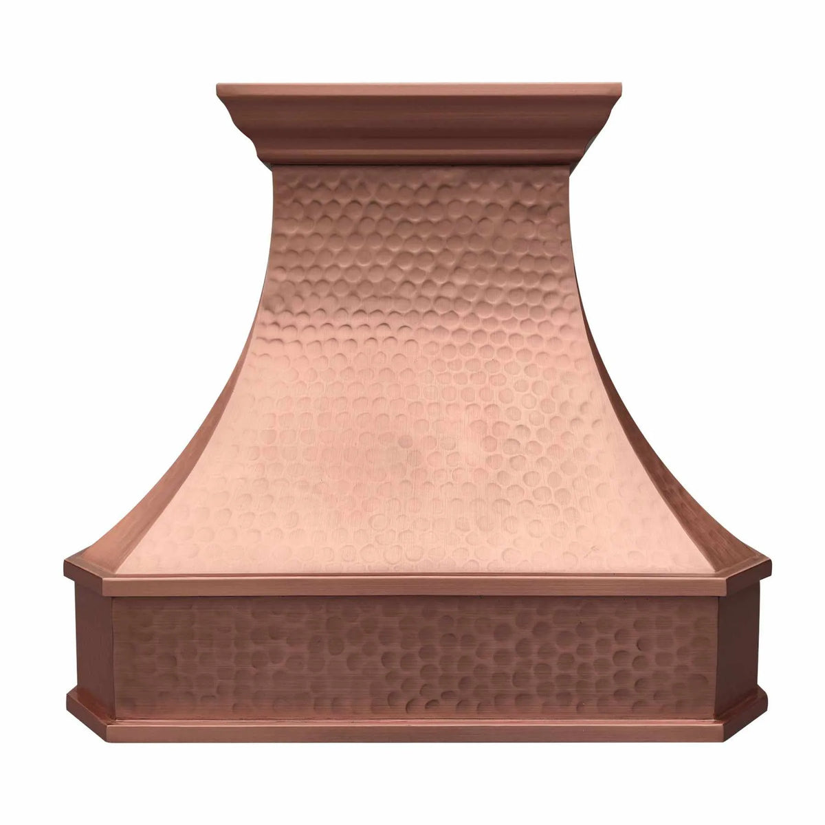 Fobest Custom Copper Range Hood with Light Hammered Texture FCP-206-Copper Range Hood-Fobest
