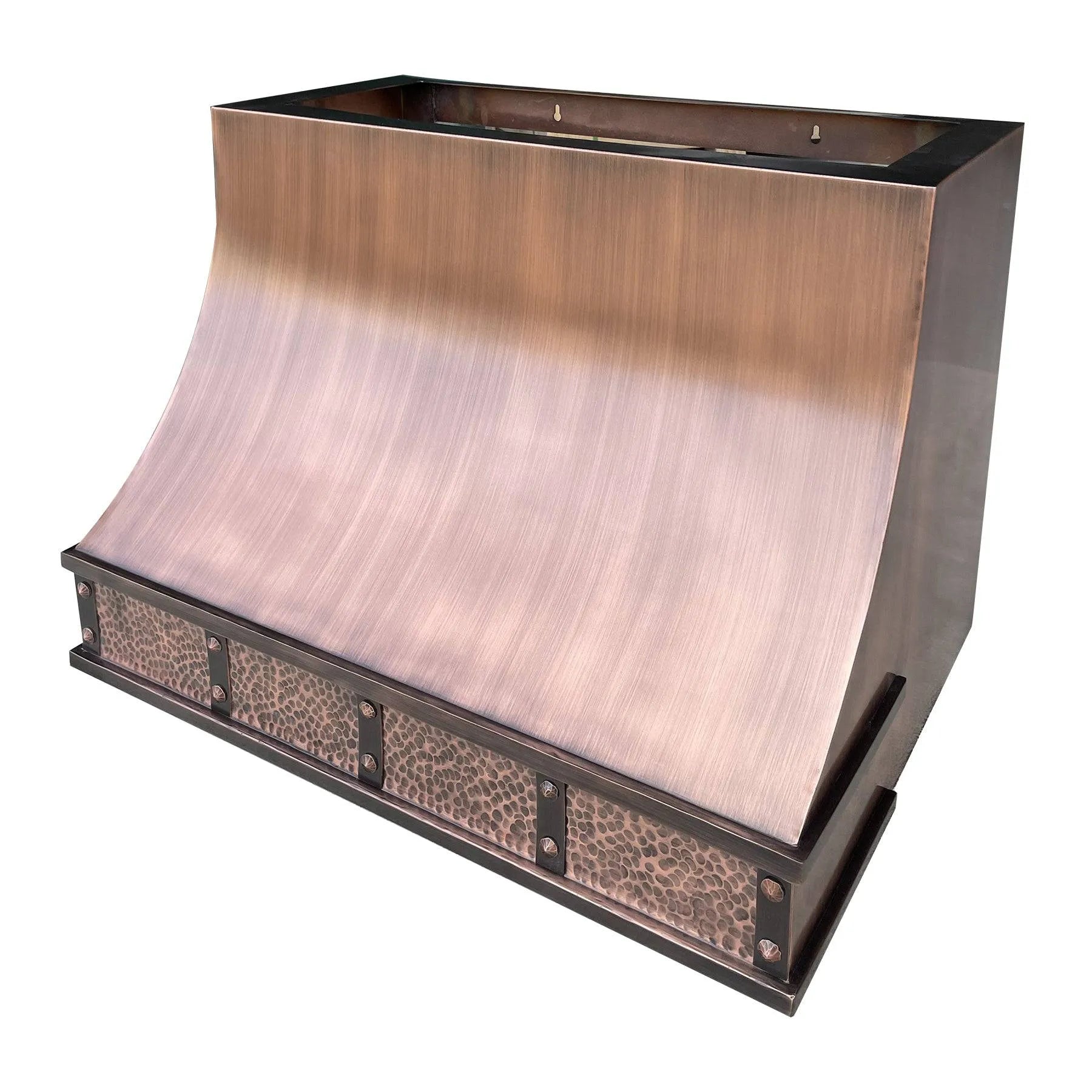 Fobest Custom Copper Range Hood with Sloped Design FCP-100-Copper Range Hood-Fobest