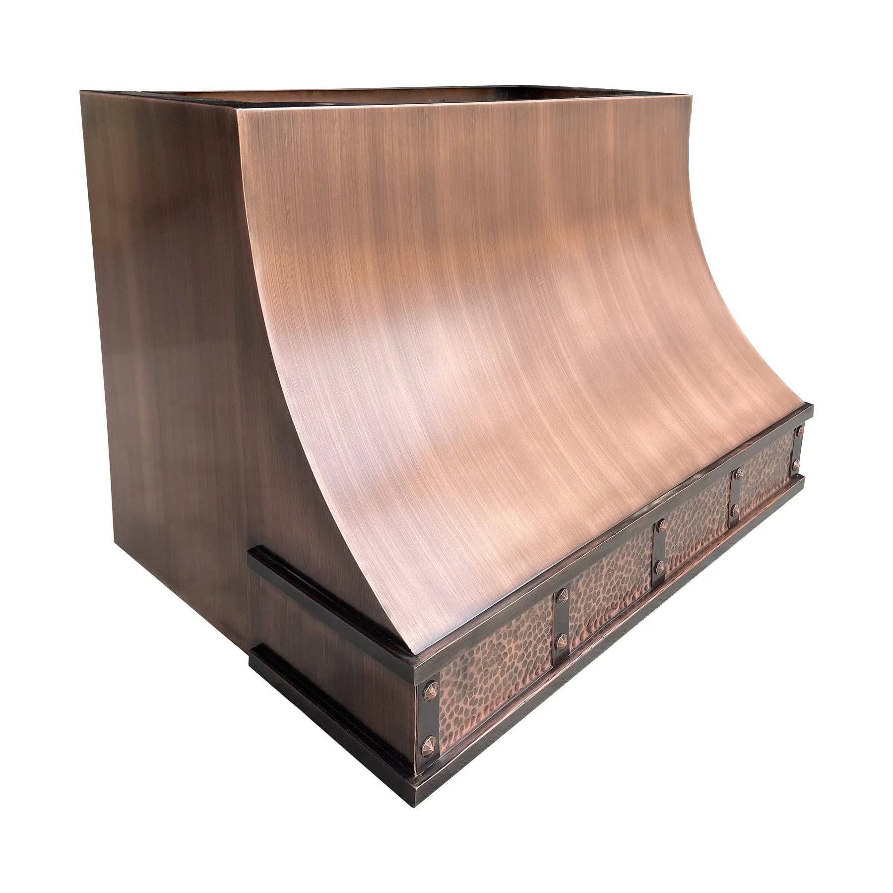 Fobest Custom Copper Range Hood with Sloped Design FCP-100-Copper Range Hood-Fobest