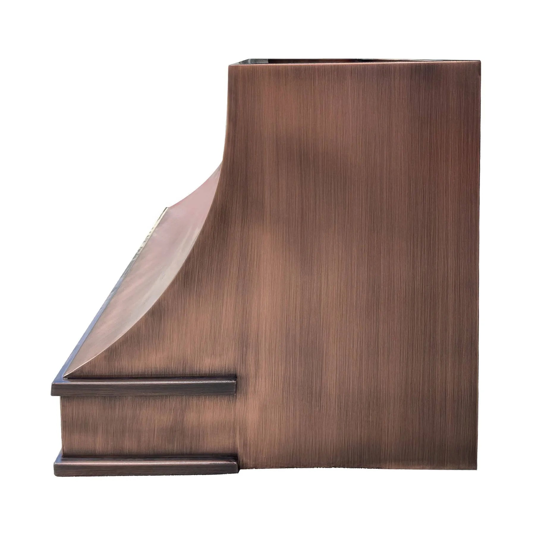 Fobest Custom Copper Range Hood with Sloped Design FCP-100-Copper Range Hood-Fobest