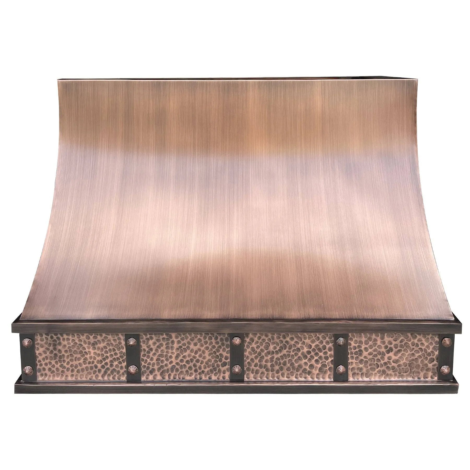 Fobest Custom Copper Range Hood with Sloped Design FCP-100-Copper Range Hood-Fobest