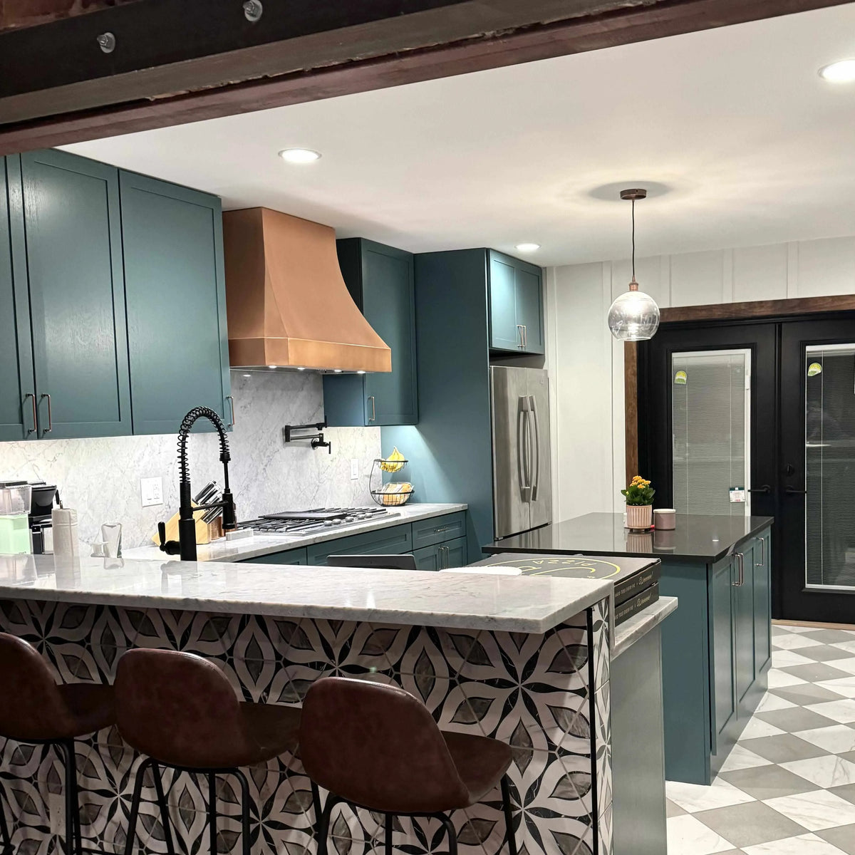 Fobest Custom Copper Range Hood with Smooth Texture FCP-120-Copper Range Hood-Fobest