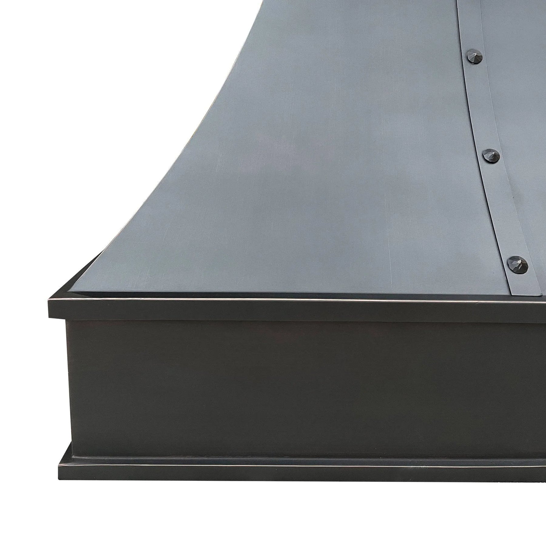 Fobest Custom Copper Stove Hood with Copper Straps FCP-80-Copper Range Hood-Fobest