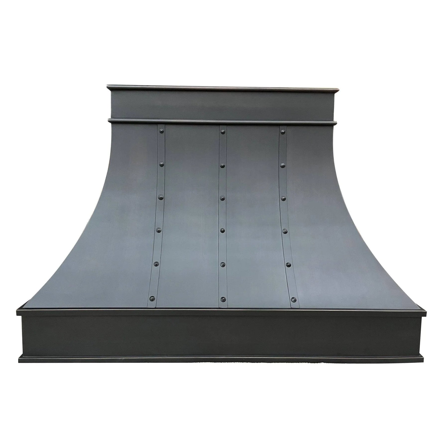 Fobest Custom Copper Stove Hood with Copper Straps FCP-80-Copper Range Hood-Fobest