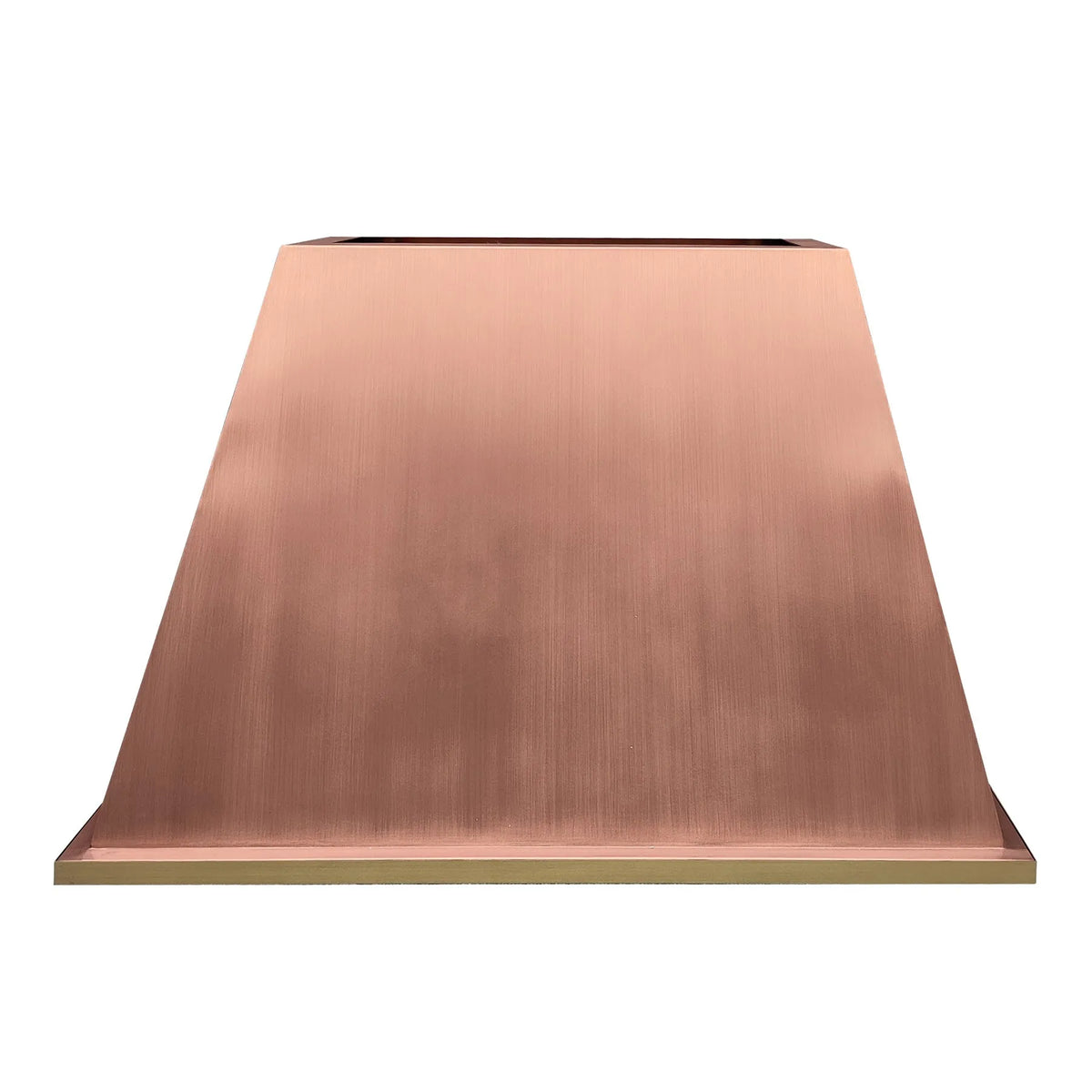 Fobest Custom Copper Vent Hood with Brass Band FCP-248-Copper Range Hood-Fobest