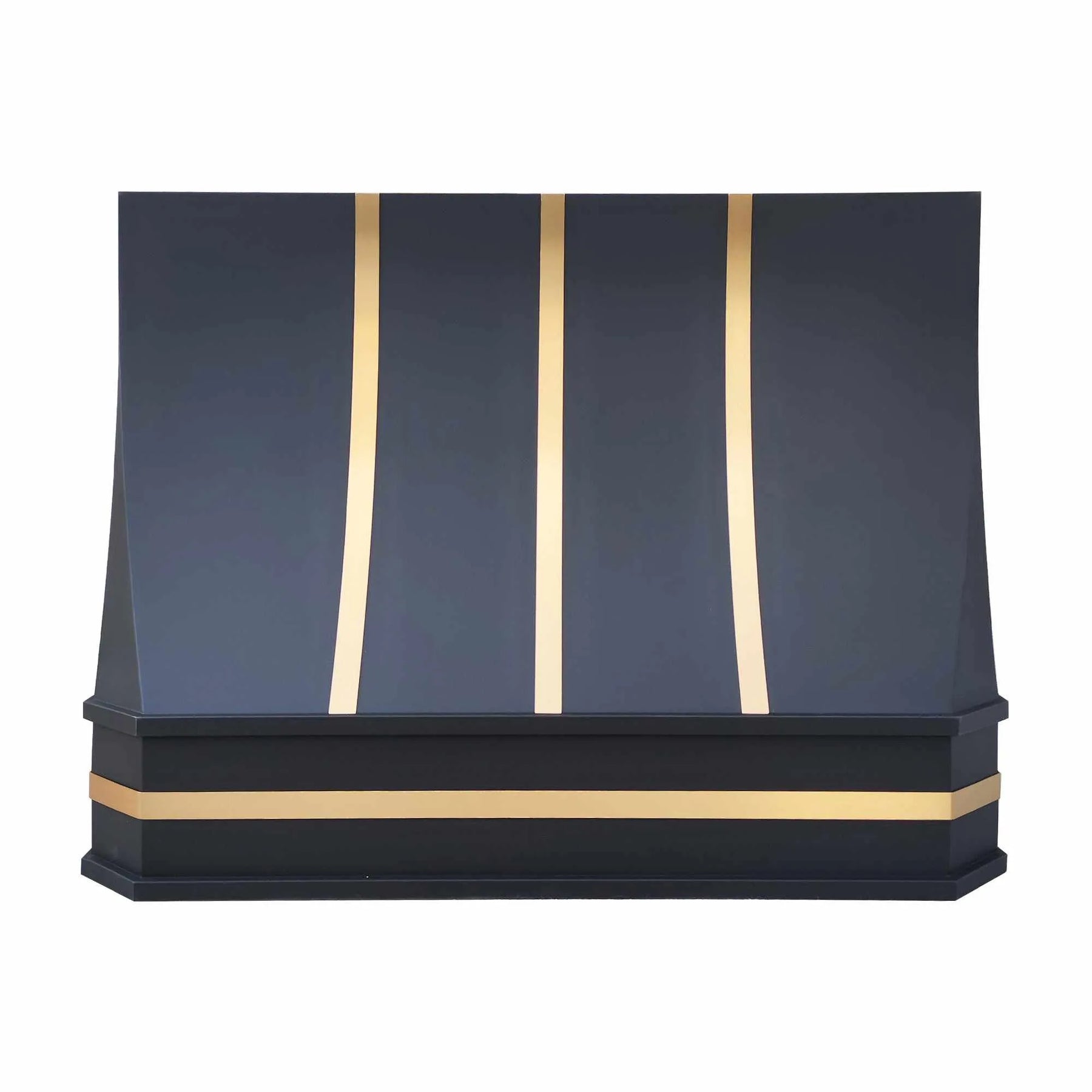 Fobest Custom Kitchen Hood with Brass Trims FSS-253-Stainless Steel Range Hood-Fobest