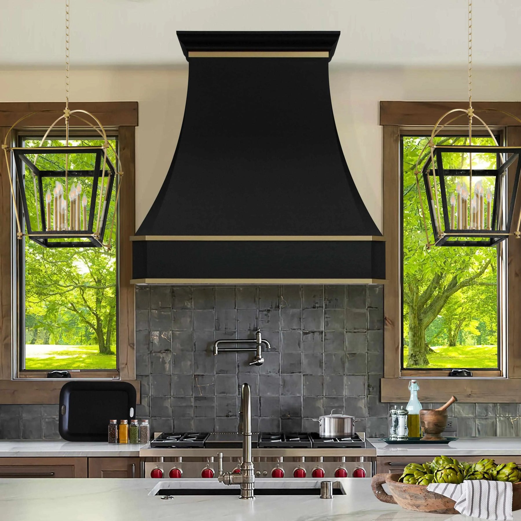 Fobest Custom Kitchen Hood with Modern Design FSS-305-Stainless Steel Range Hood-Fobest