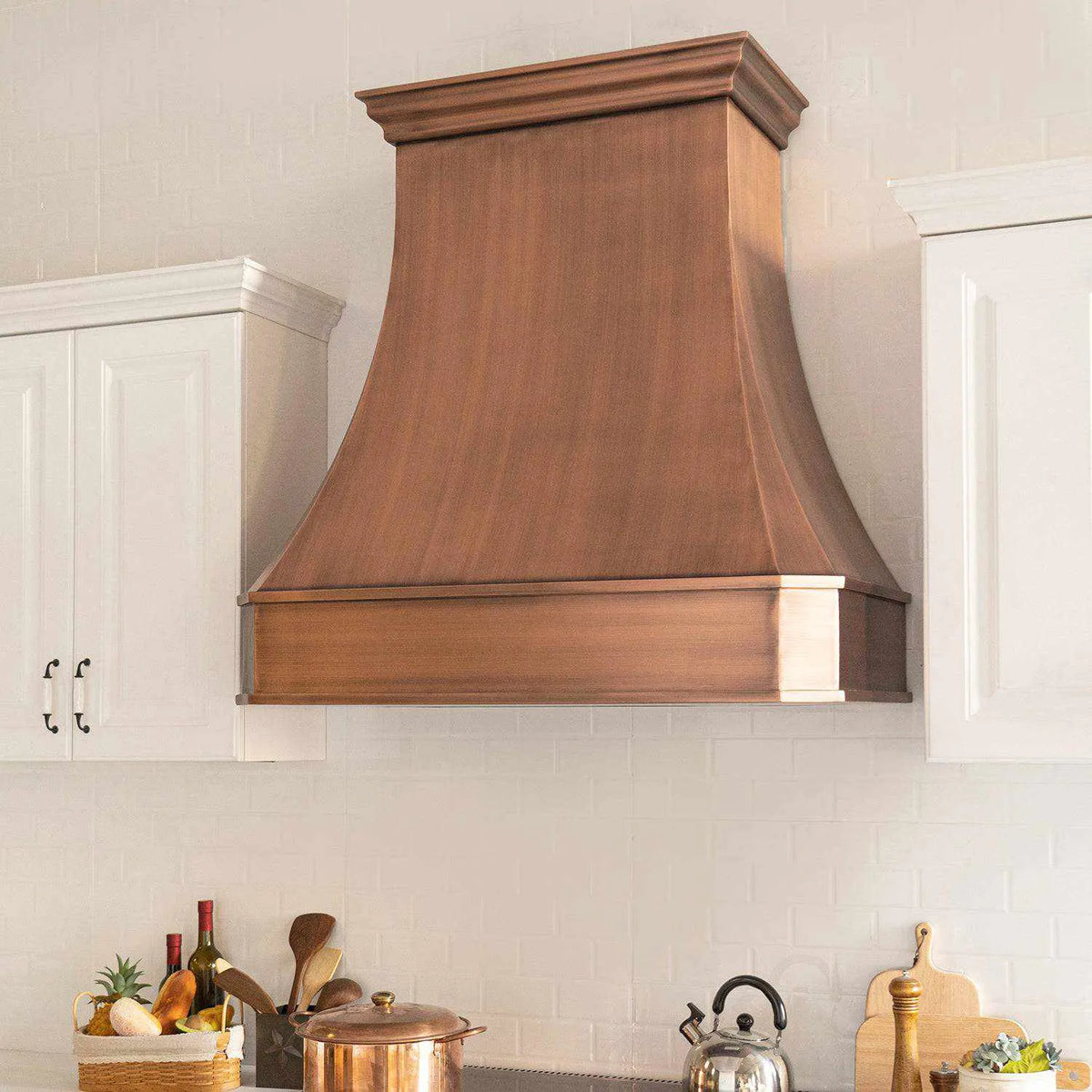 Fobest Custom Light Antique Copper Range Hood FCP-1-Copper Range Hood-Fobest