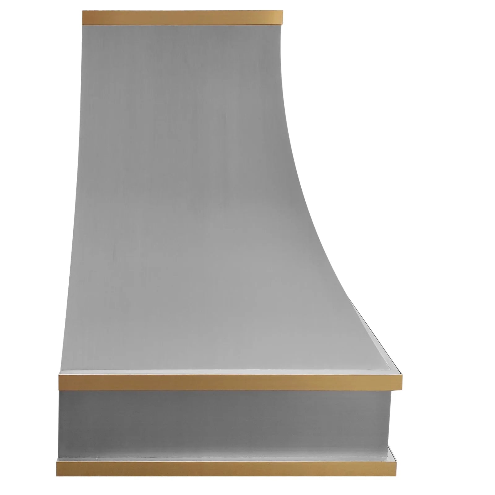 Fobest Custom Luxury Kitchen Hood with Brass Bands FSS-415-Stainless Steel Range Hood-Fobest
