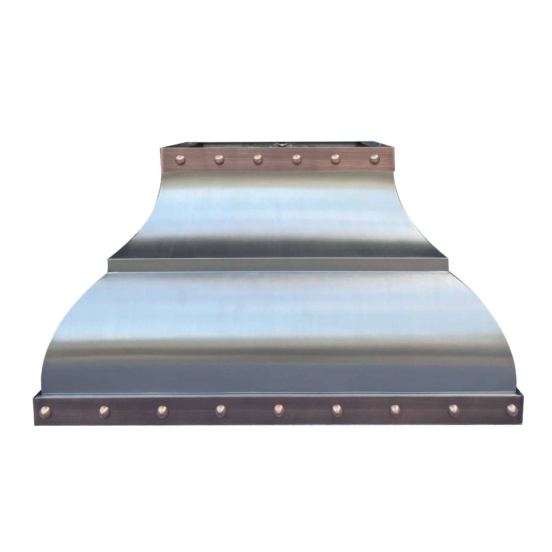 Fobest Custom Range Hood Stainless Steel with Copper straps FSS-126-Stainless Steel Range Hood-Fobest
