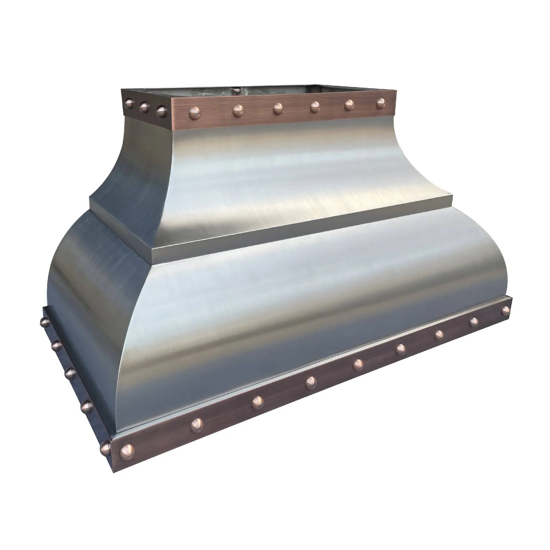 Fobest Custom Range Hood Stainless Steel with Copper straps FSS-126-Stainless Steel Range Hood-Fobest