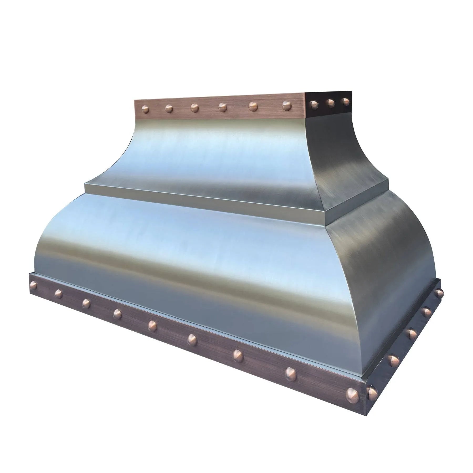 Fobest Custom Range Hood Stainless Steel with Copper straps FSS-126-Stainless Steel Range Hood-Fobest
