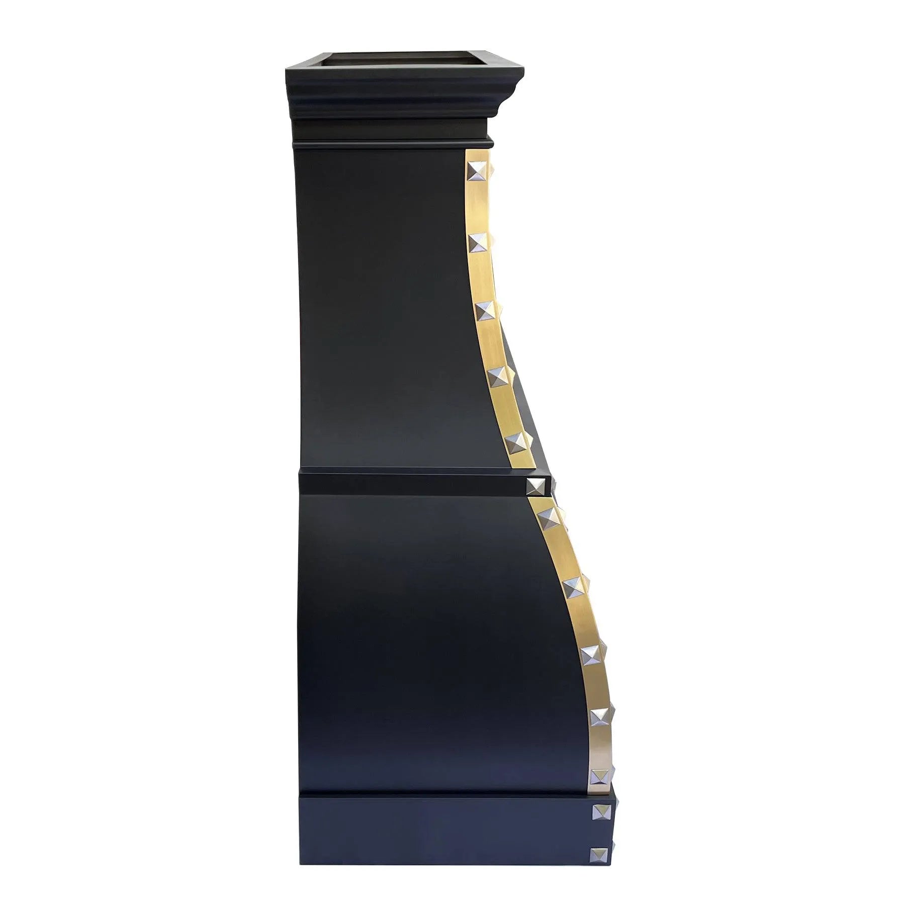 Fobest Custom Stainless Steel Black Range Hood FSS-83-Stainless Steel Range Hood-Fobest