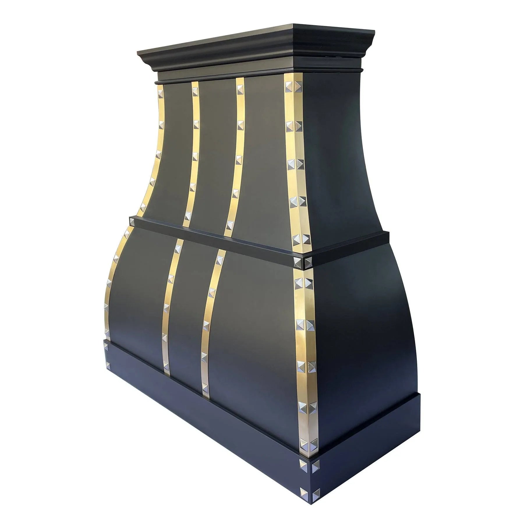 Fobest Custom Stainless Steel Black Range Hood FSS-83-Stainless Steel Range Hood-Fobest