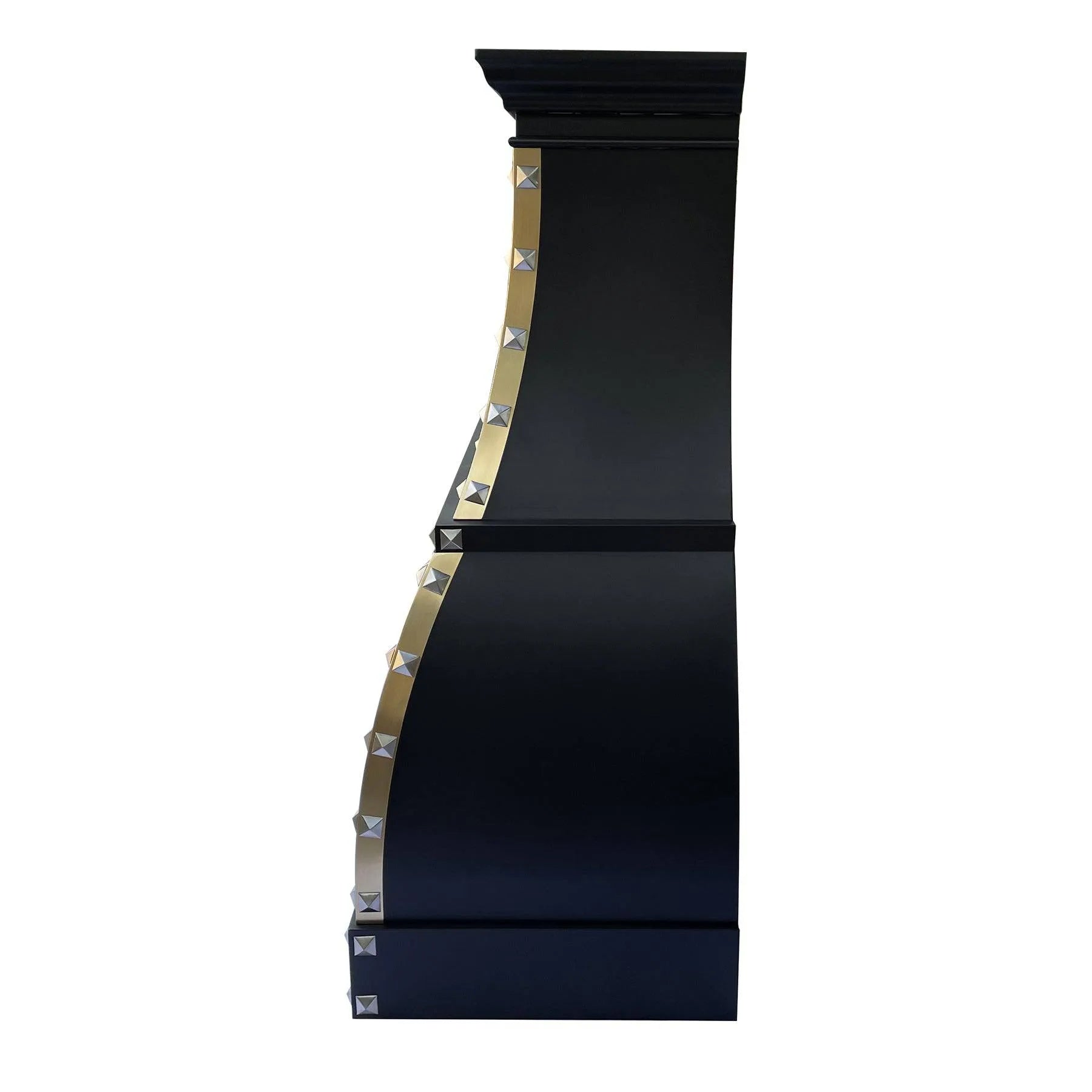 Fobest Custom Stainless Steel Black Range Hood FSS-83-Stainless Steel Range Hood-Fobest