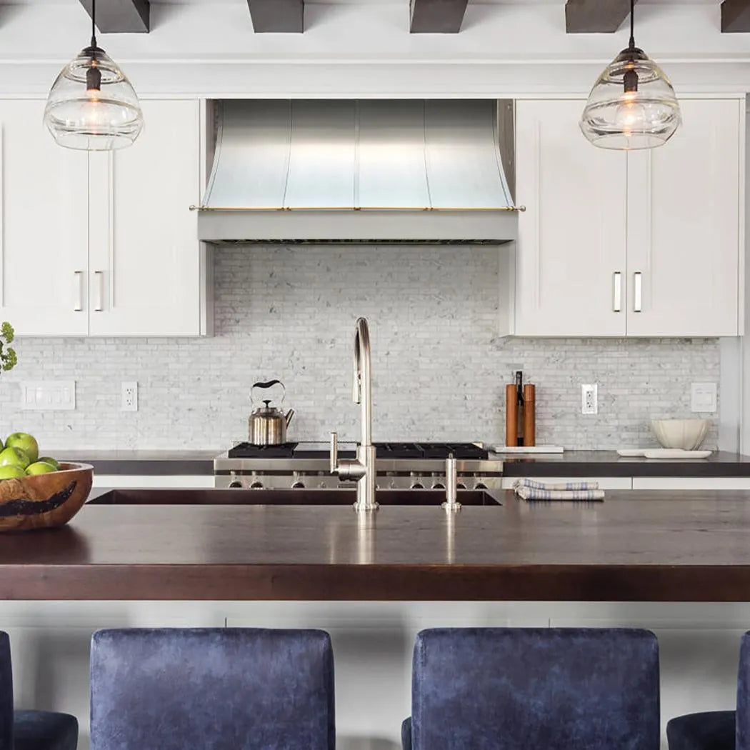 Fobest Custom Stainless Steel Kitchen Hood with Pot Rail FSS-329-Stainless Steel Range Hood-Fobest