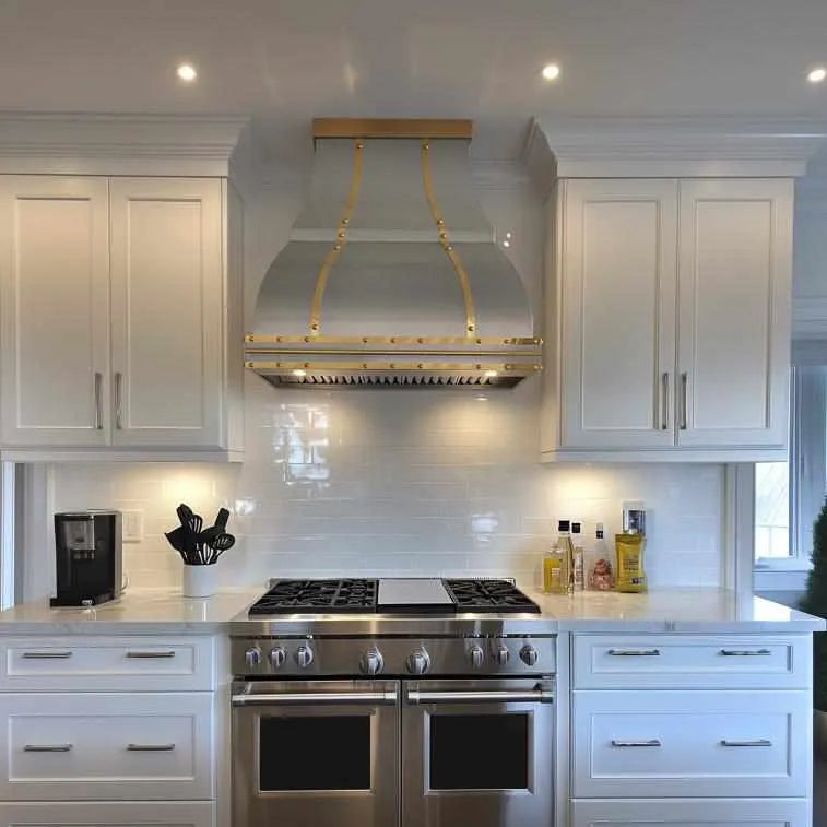 Fobest Custom Stainless Steel Range Hood Bell Design FSS-56-Stainless Steel Range Hood-Fobest