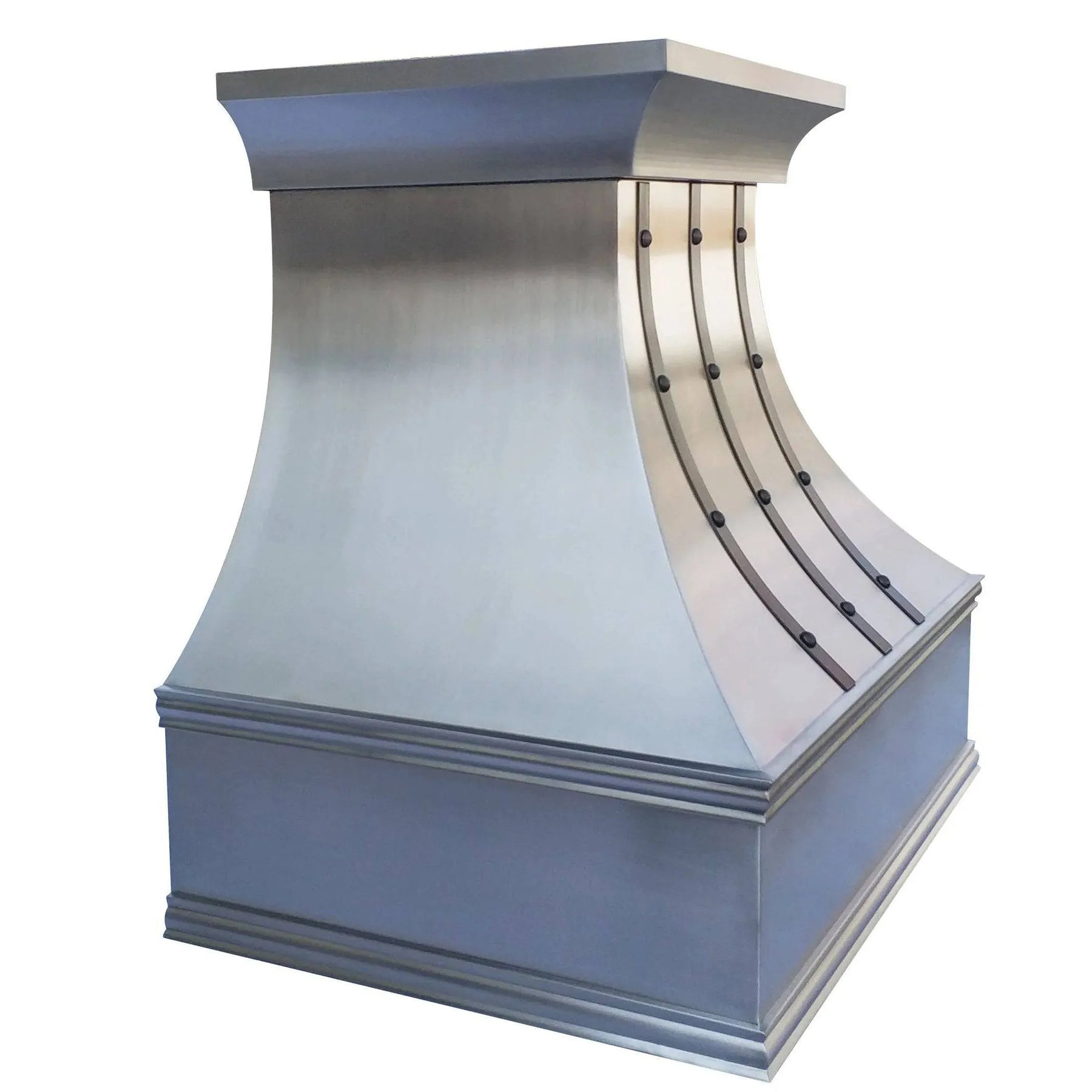 Fobest Custom Stainless Steel Range Hood with Black Straps FSS-30-Stainless Steel Range Hood-Fobest