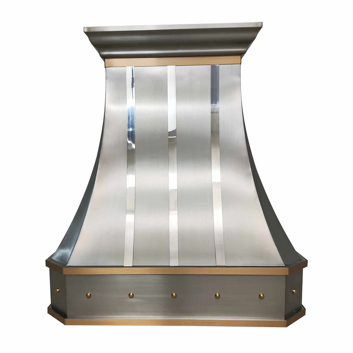 Fobest Custom Stainless Steel Range Hood with Cross Straps FSS-152-Stainless Steel Range Hood-Fobest