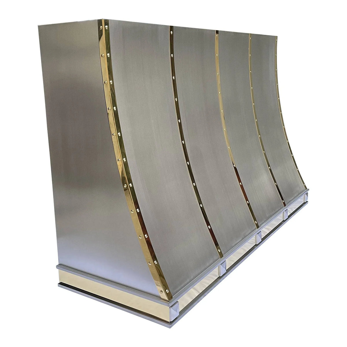 Fobest Custom Stainless Steel Range Hood with Sloped Design FSS-130-Stainless Steel Range Hood-Fobest
