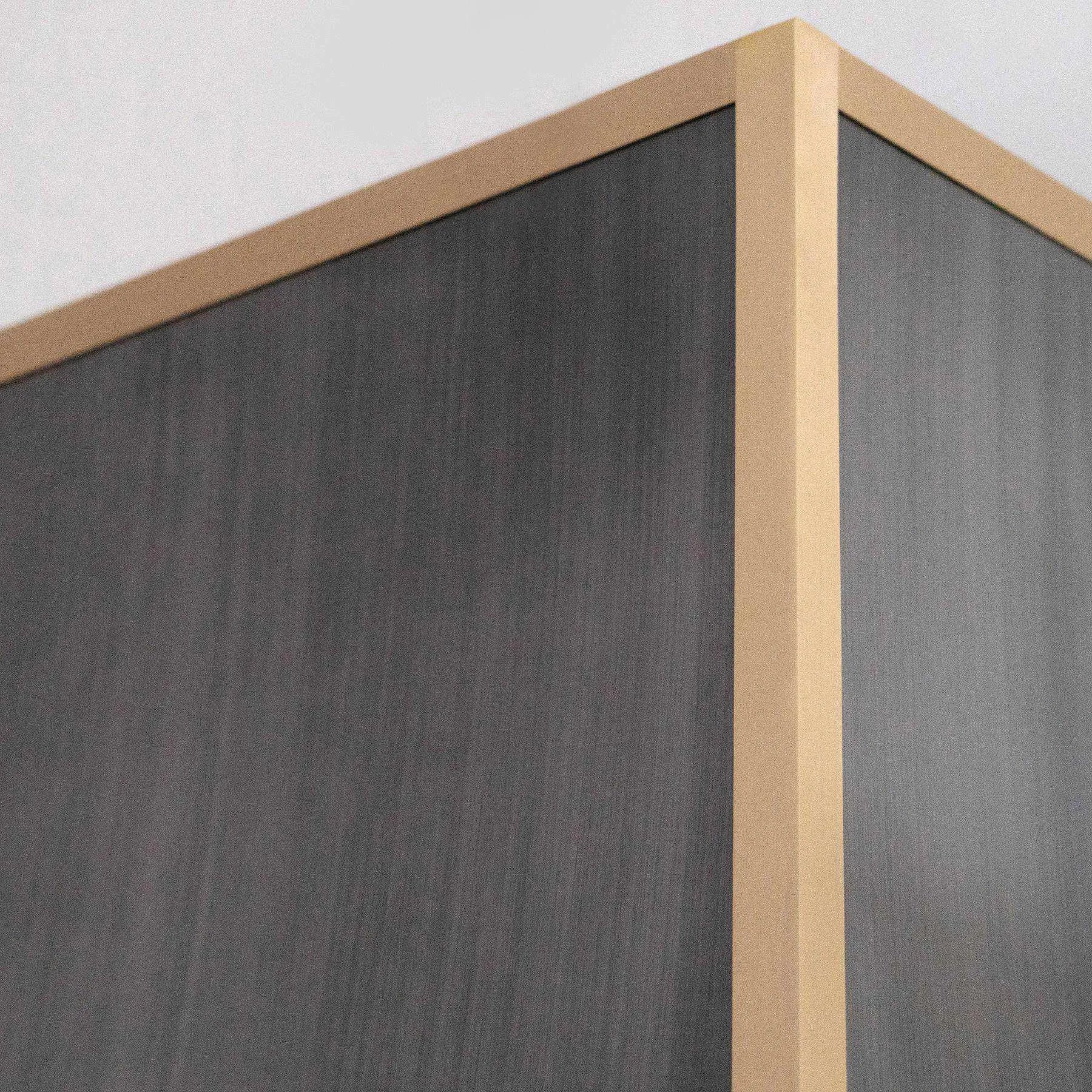 Fobest Custom Stainless Steel Vent Hood with Brass Frame FSS-73-Stainless Steel Range Hood-Fobest