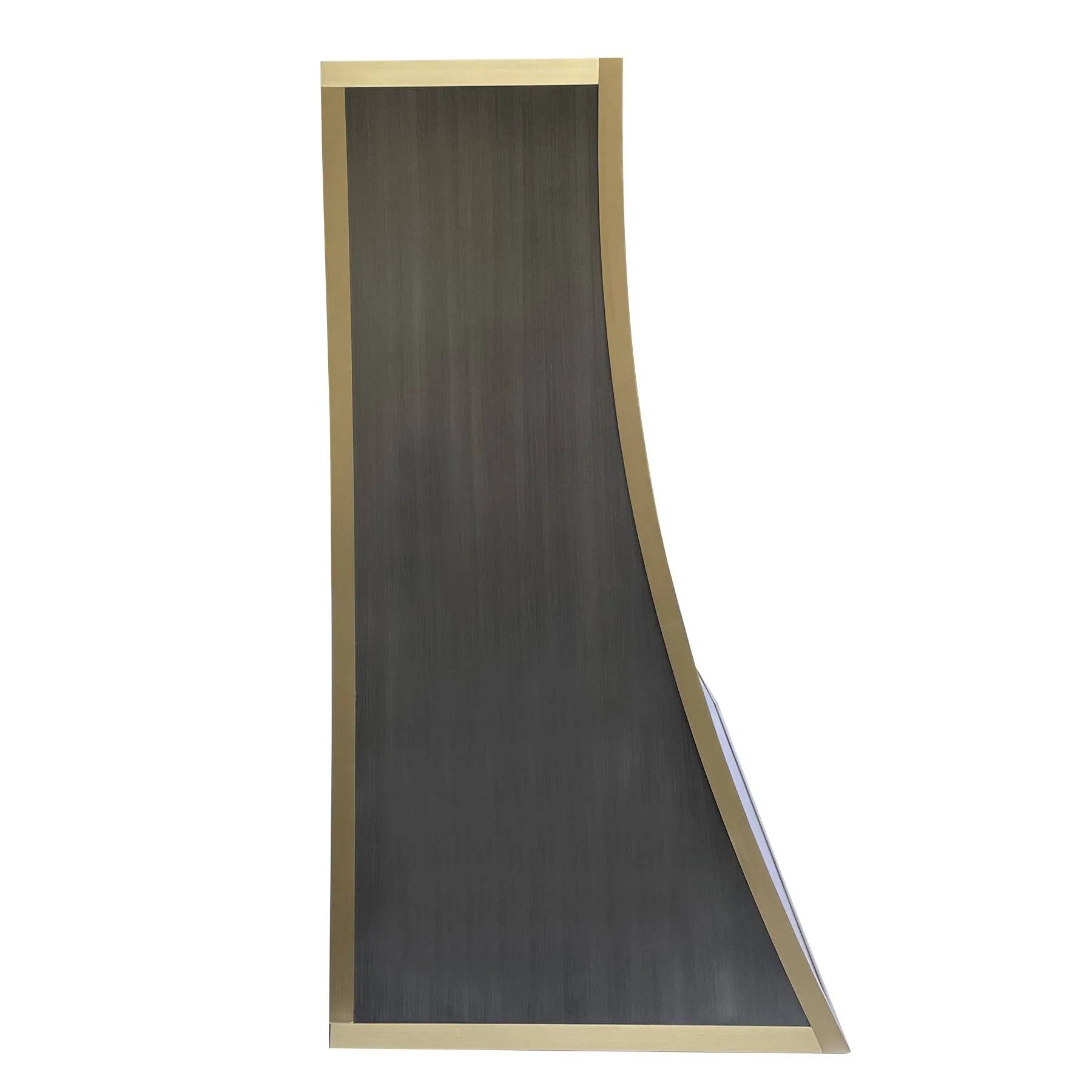 Fobest Custom Stainless Steel Vent Hood with Brass Frame FSS-73-Stainless Steel Range Hood-Fobest