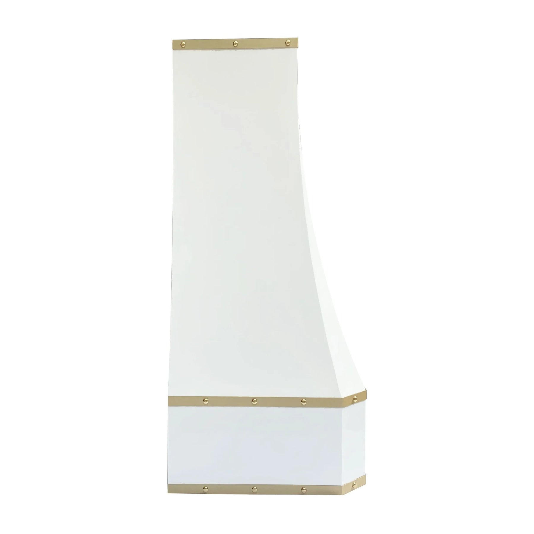 Fobest Custom White Range Hood with Curved Corner FSS-29-Stainless Steel Range Hood-Fobest