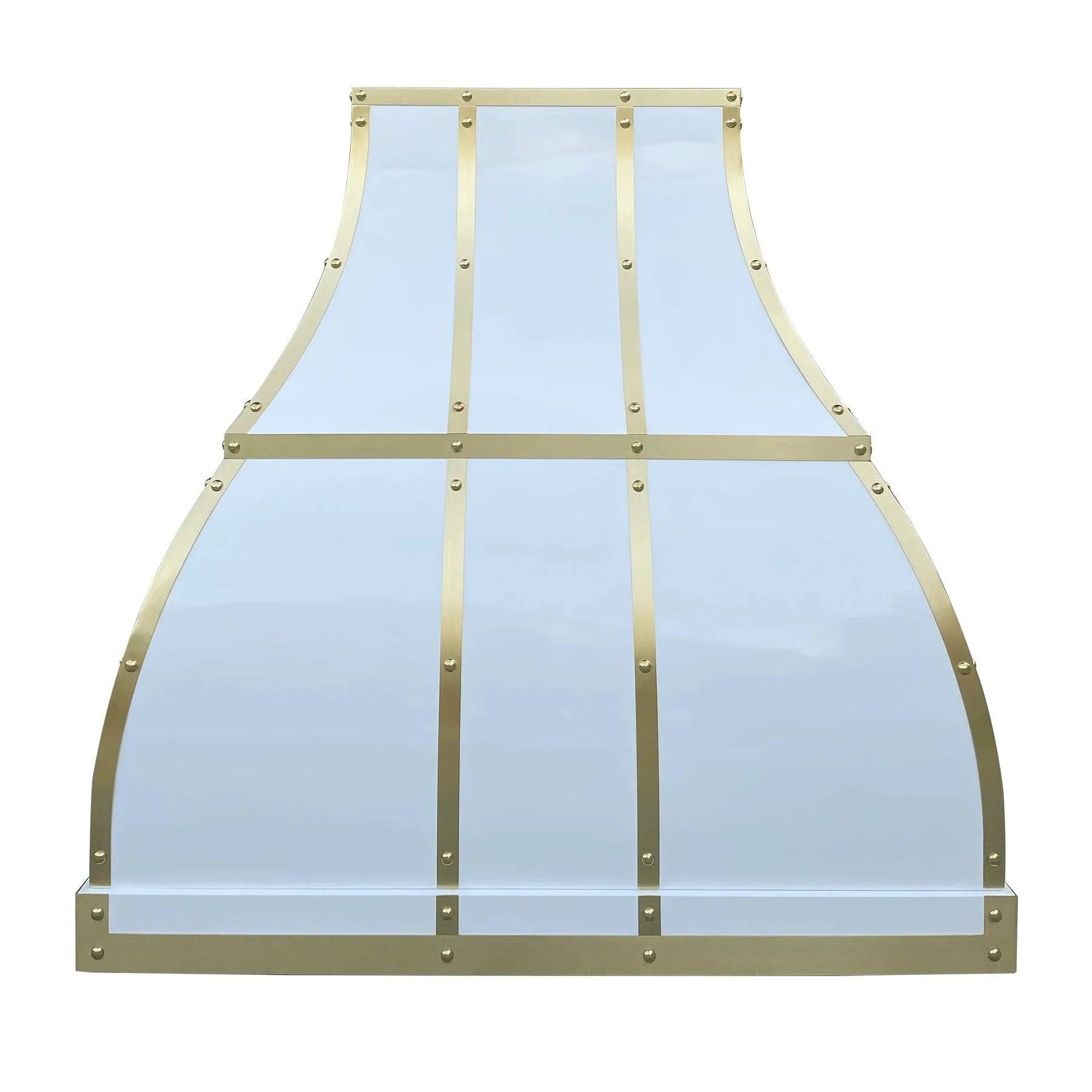 Fobest Custom White Stainless Steel Exhaust Hood FSS-97-Stainless Steel Range Hood-Fobest
