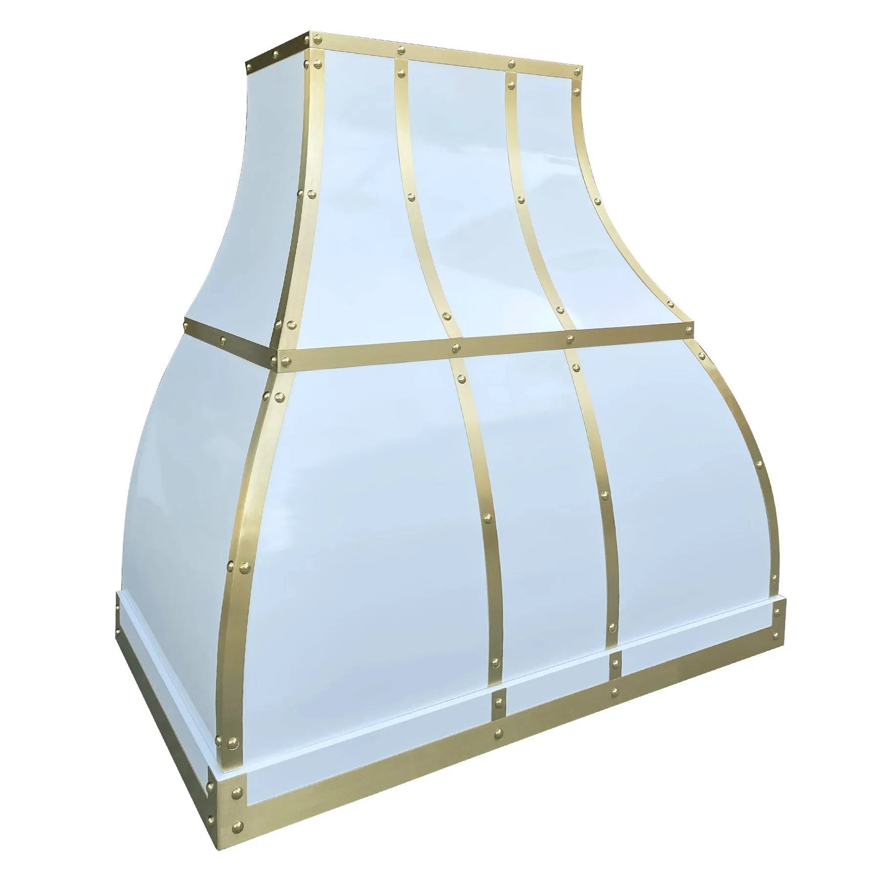 Fobest Custom White Stainless Steel Exhaust Hood FSS-97-Stainless Steel Range Hood-Fobest
