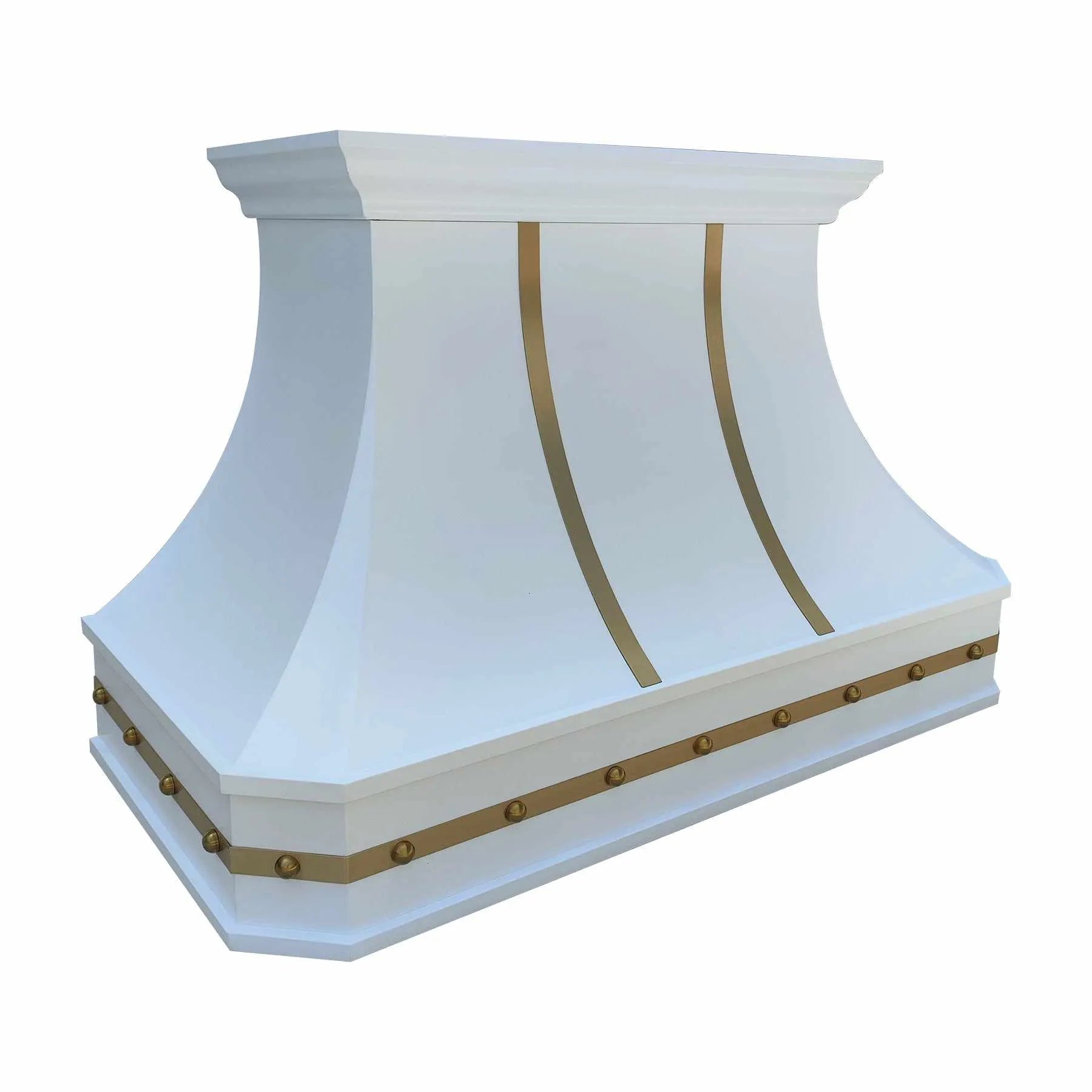 Fobest Custom White Stainless Steel Kitchen Hood FSS-32-Stainless Steel Range Hood-Fobest
