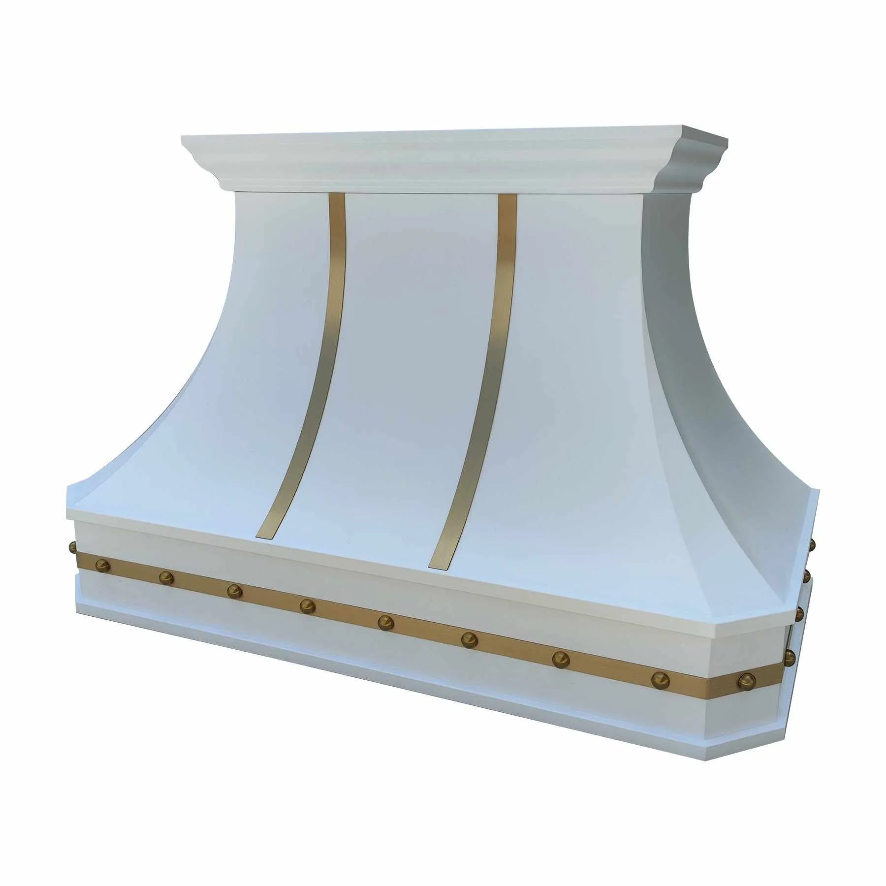 Fobest Custom White Stainless Steel Kitchen Hood FSS-32-Stainless Steel Range Hood-Fobest